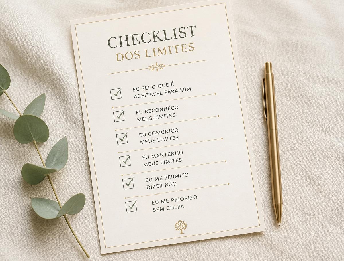 Apresentação ilustrativa: Checklist dos Limites